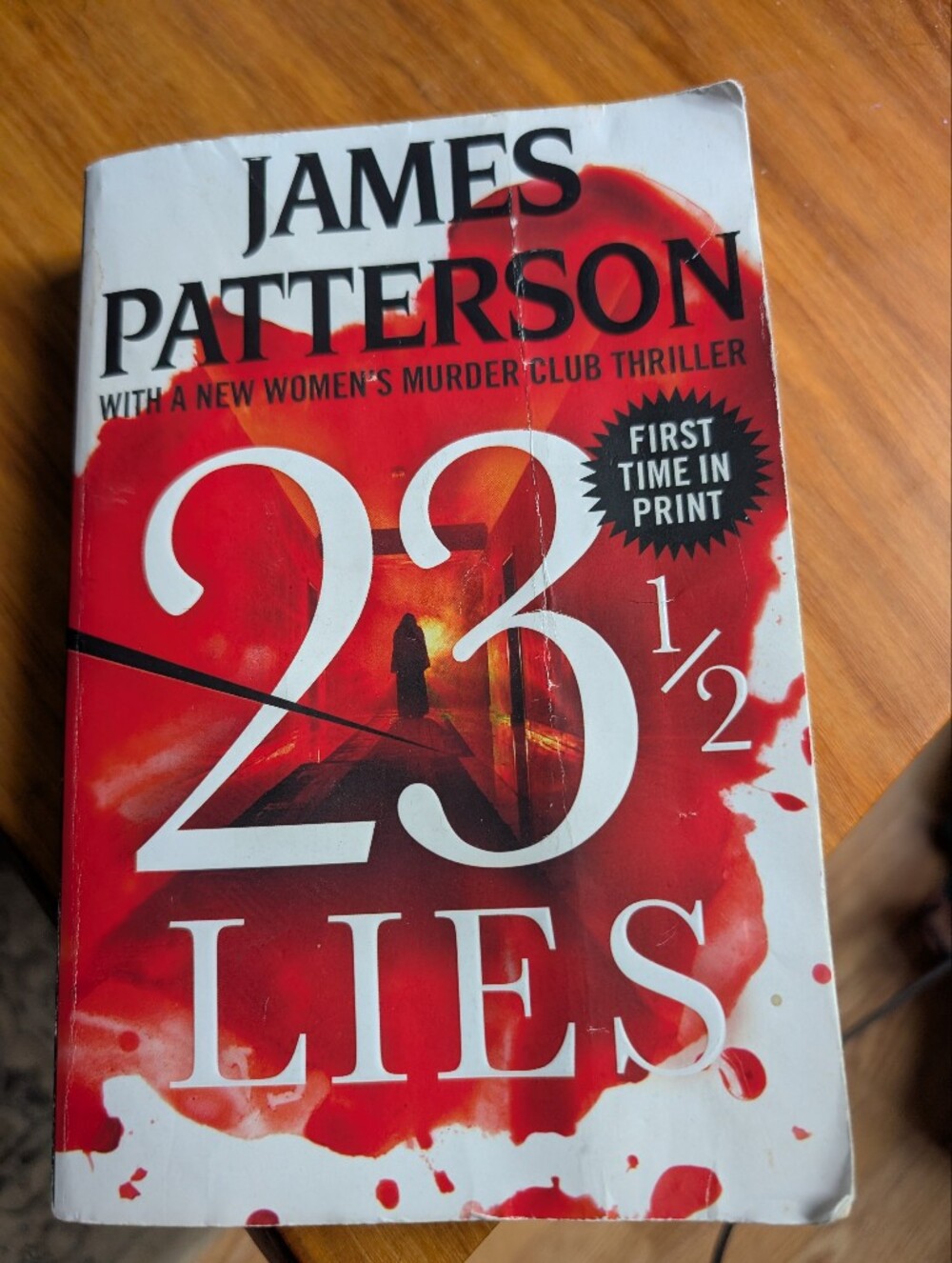 James Patterson 23 1/2 Lies (Women's Murder Club) (EUC)